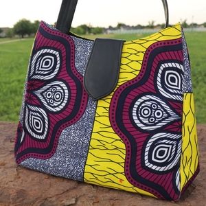 Multicolored African Print Bag (ABI ESO)